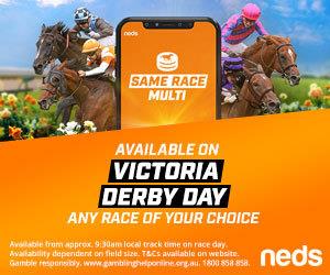 Same Race Multi available on any race on Victoria Derby Day